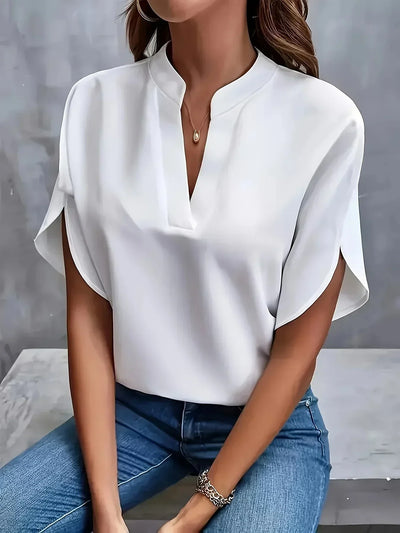 Sienna | Elegant V-Neck Blouse