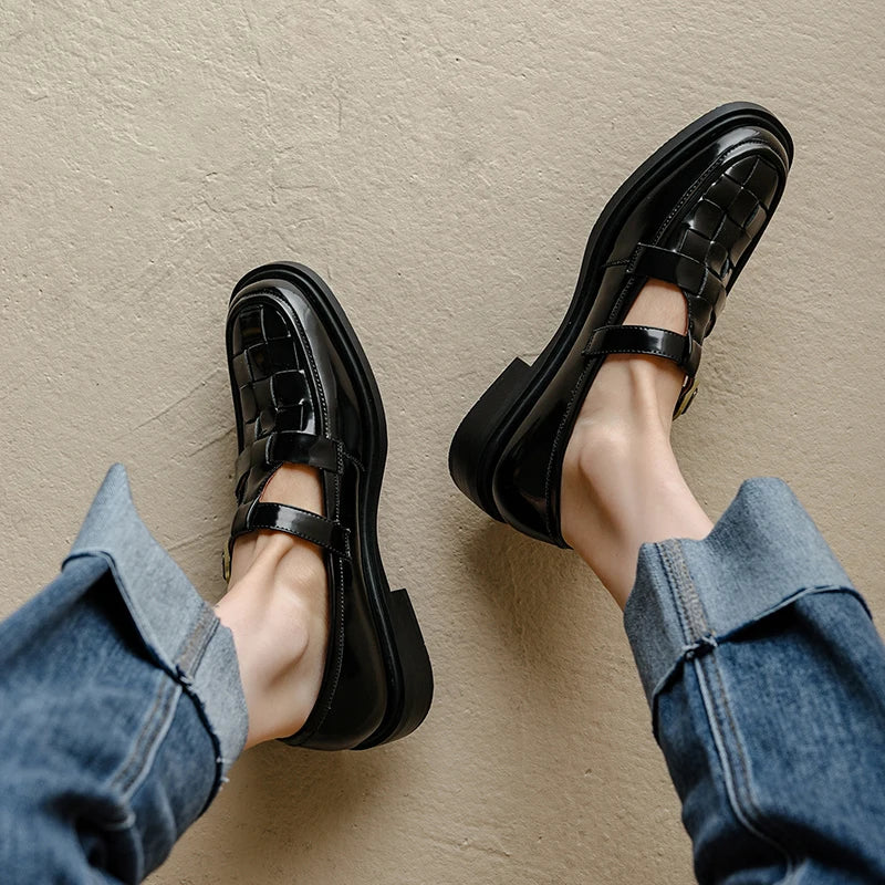 Lumerra | Retro Woven Flats