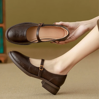 Marcelline | Classic Comfort Leather Mary Janes