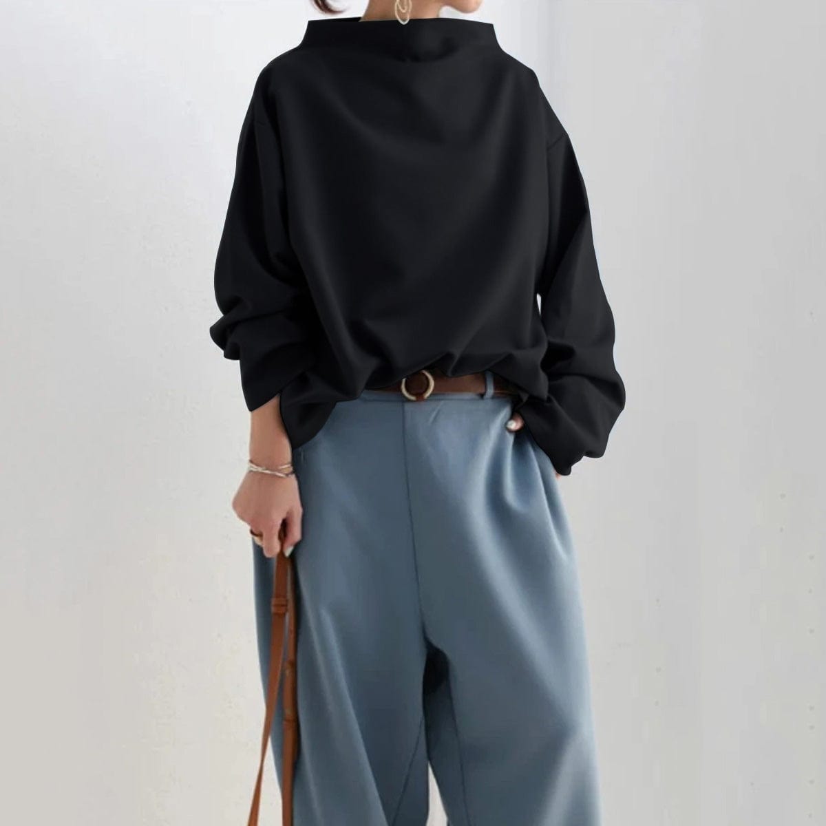 Wanda | High-Neck Soft Knit Sweater