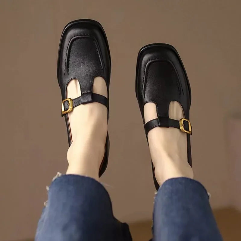 Ysolenne | Vintage T-Strap Shoes