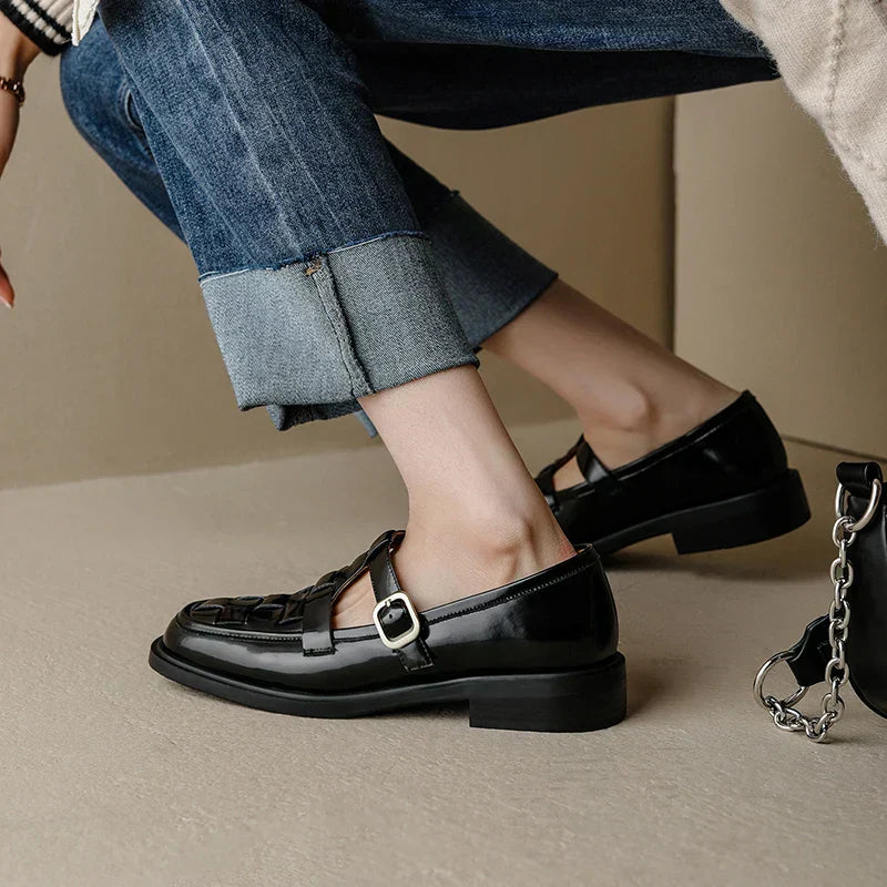 Lumerra | Retro Woven Flats