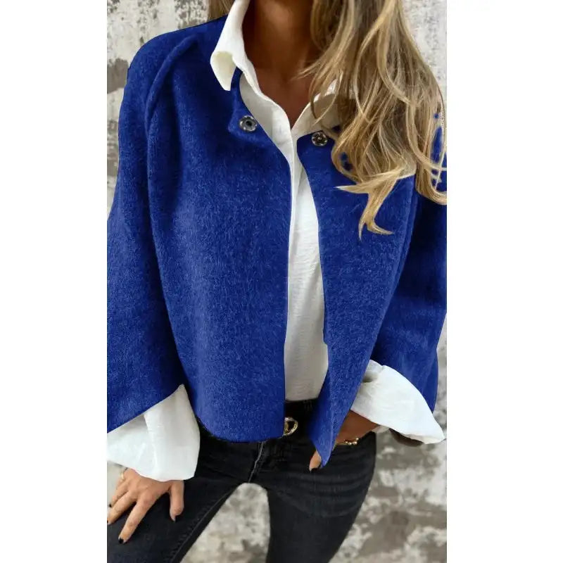Celina | Long Sleeve Round Neck Wool Cardigan