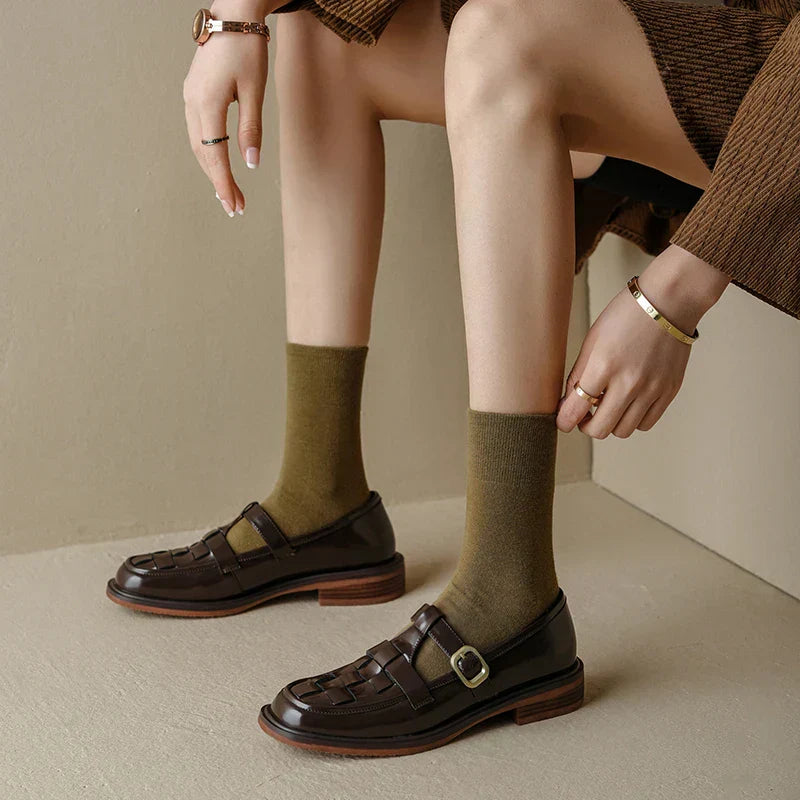 Lumerra | Retro Woven Flats