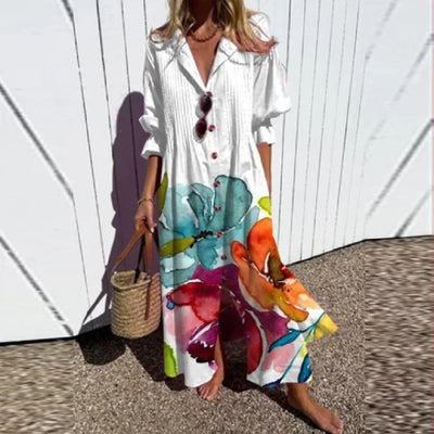 Sierra | Boho Spirit Midi Dress