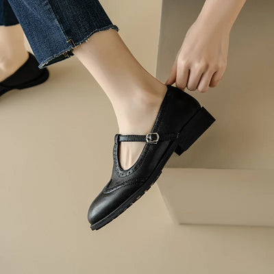 Averlia | Elegant T-Strap Mary Janes