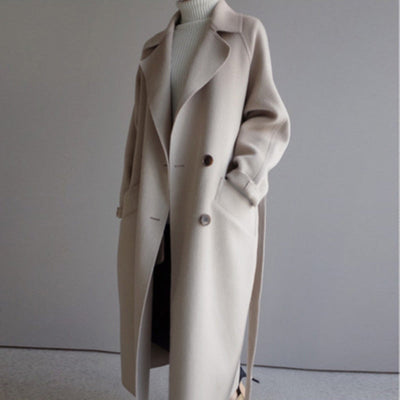 Evelyn | Wool-Blend Trench Coat