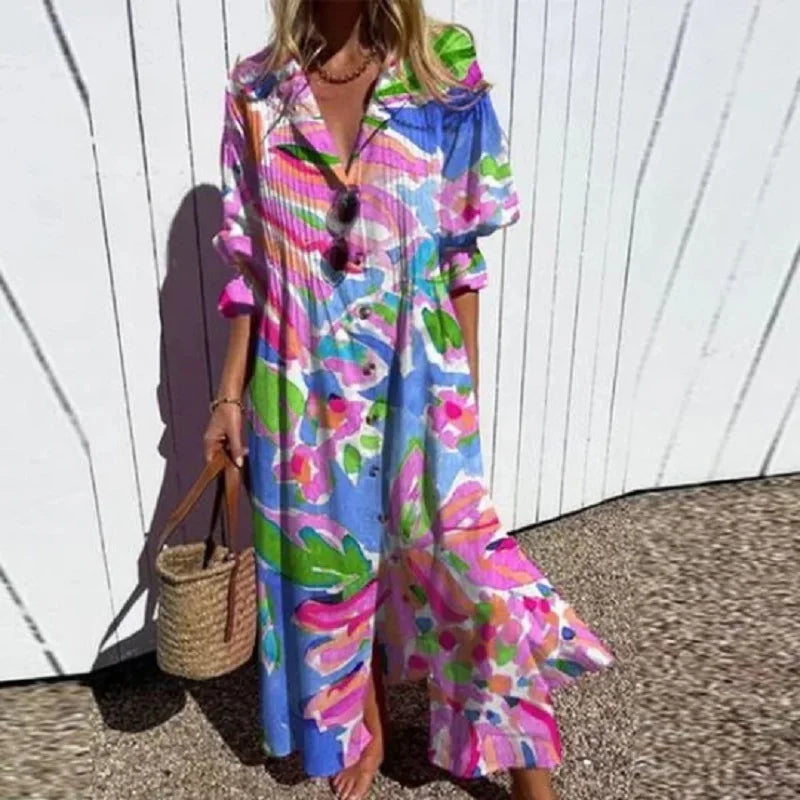 Sierra | Boho Spirit Midi Dress
