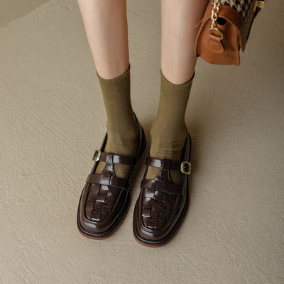 Lumerra | Retro Woven Flats