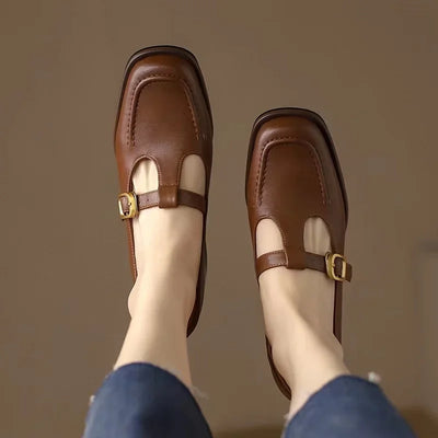 Ysolenne | Vintage T-Strap Shoes