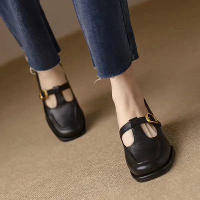Ysolenne | Vintage T-Strap Shoes