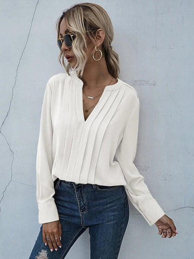 Aria | Chic Pleated Top