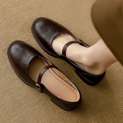 Marcelline | Classic Comfort Leather Mary Janes