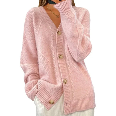 Evelyn | 100% Wool Knit Cardigan