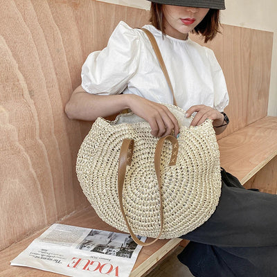 Sophie | Versatile Straw Tote Bag