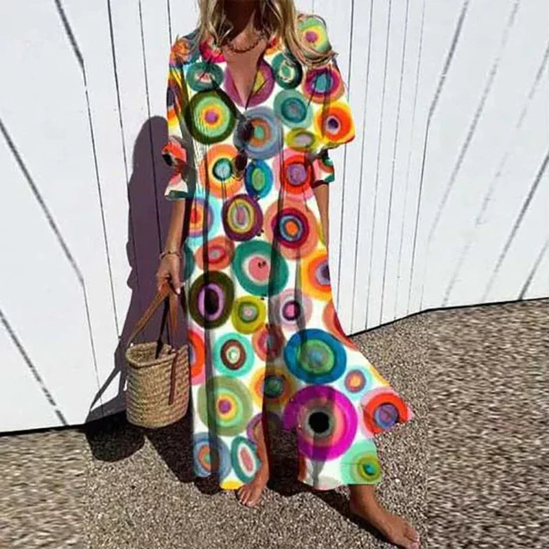 Sierra | Boho Spirit Midi Dress