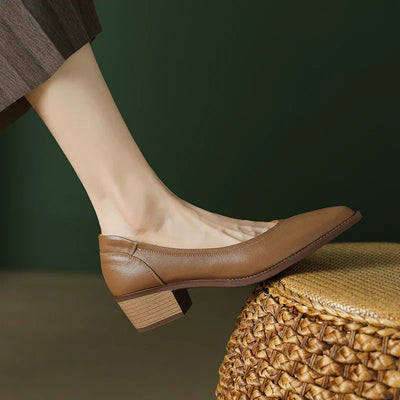 Novalisse | Mid-Heeled Slip-On Shoes