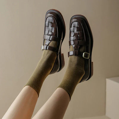 Lumerra | Retro Woven Flats