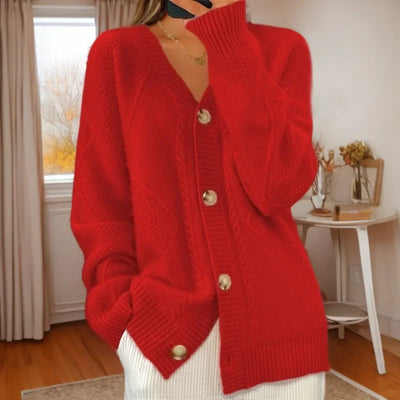 Evelyn | 100% Wool Knit Cardigan