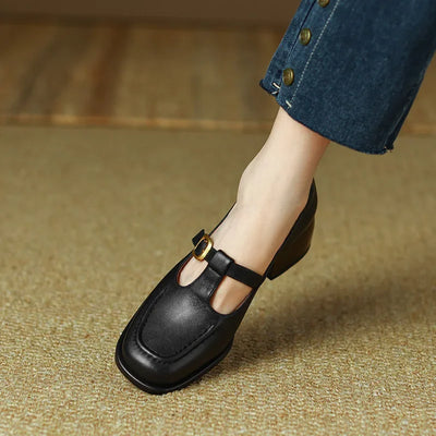 Ysolenne | Vintage T-Strap Shoes
