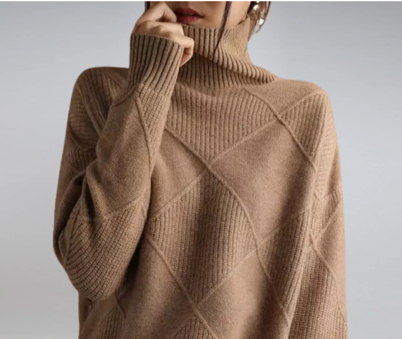 Sierra | Classic Knit Turtleneck Sweater