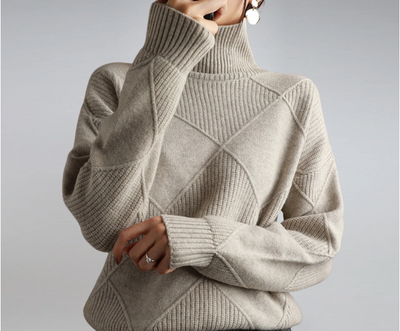 Sierra | Classic Knit Turtleneck Sweater