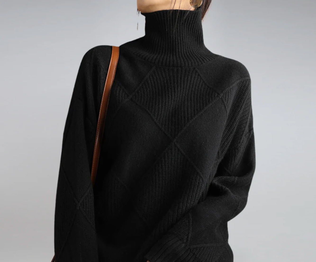 Sierra | Classic Knit Turtleneck Sweater