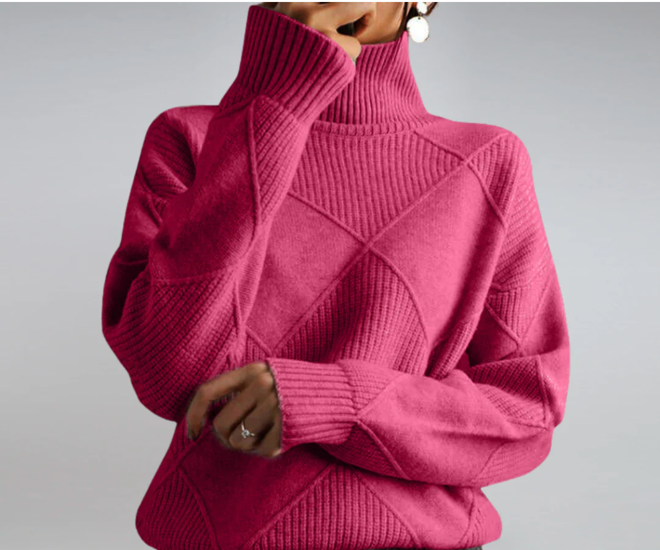 Sierra | Classic Knit Turtleneck Sweater