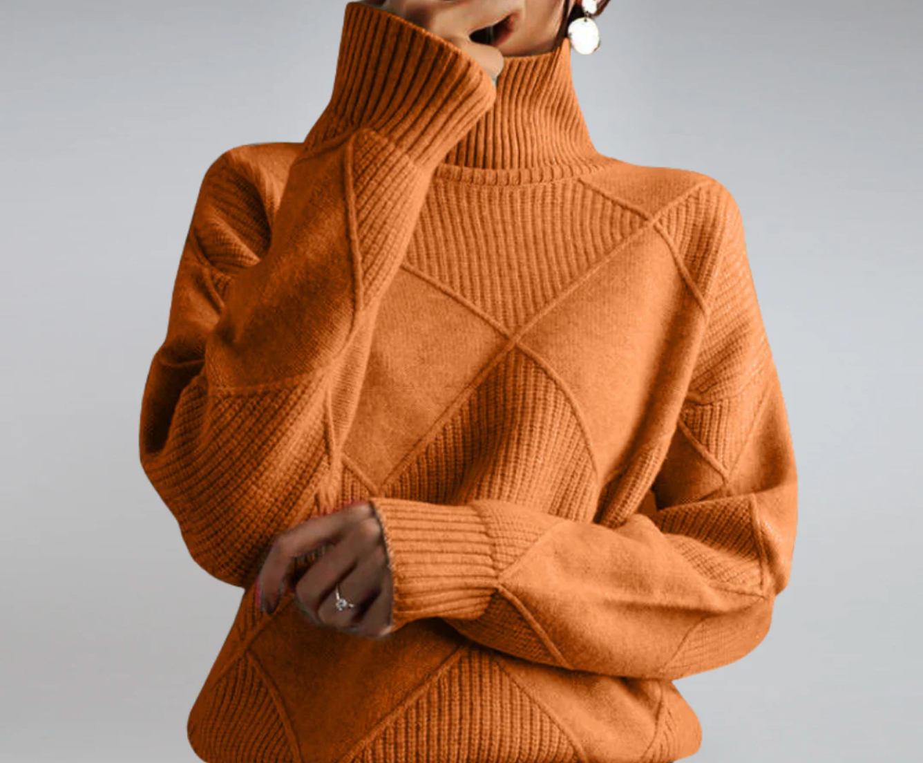 Sierra | Classic Knit Turtleneck Sweater