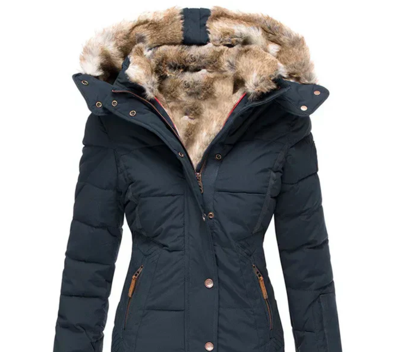 Sloane | Luxe Fur-Lined Winter Coat
