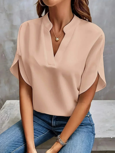 Sienna | Elegant V-Neck Blouse