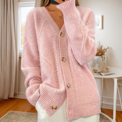 Evelyn | 100% Wool Knit Cardigan