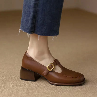 Ysolenne | Vintage T-Strap Shoes