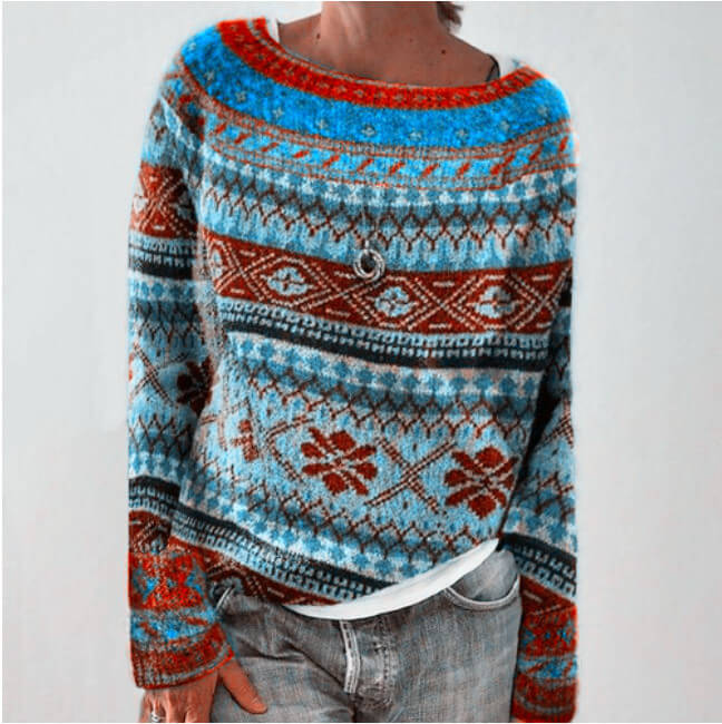 Reagan | Colorblock Knit Pullover