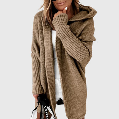 Madeline | Mid-Length Hooded Cardigan