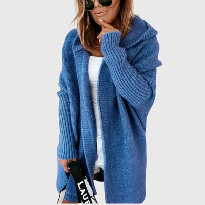 Madeline | Mid-Length Hooded Cardigan
