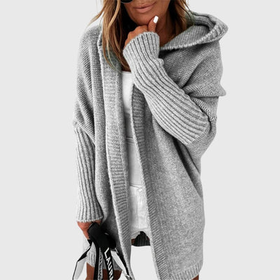 Madeline | Mid-Length Hooded Cardigan