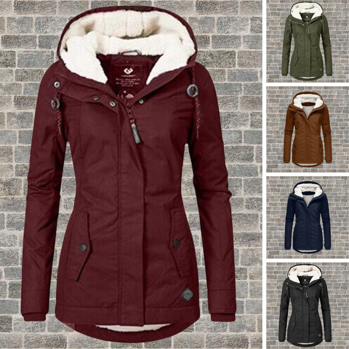 Everett | Plush Sherpa Hoodie Coat