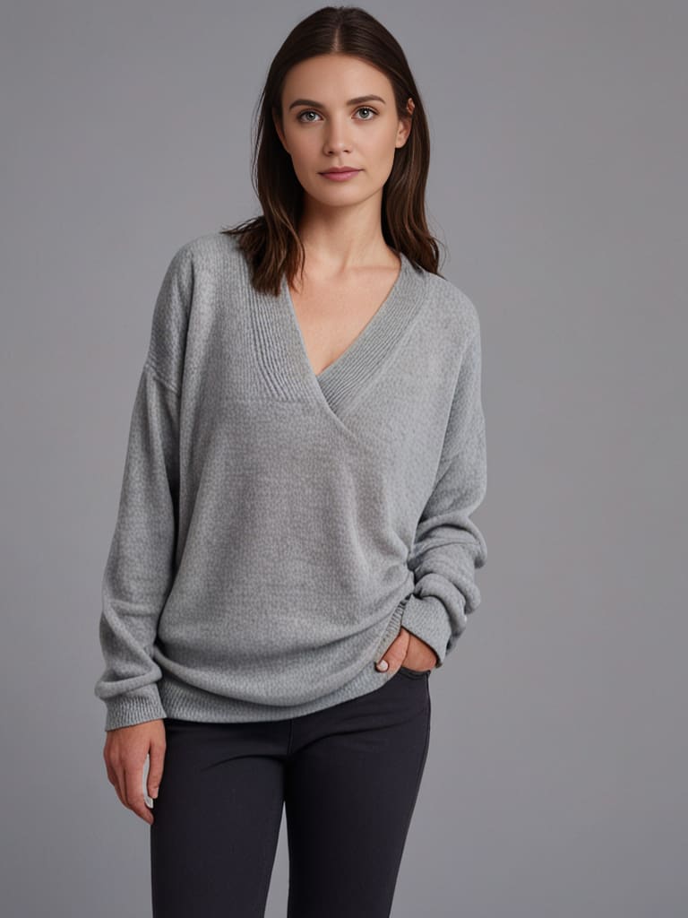 Elara | V-Neck Cashmere Pullover