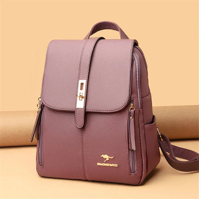 Liora | Sleek Vegan Leather Backpack