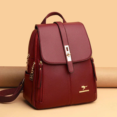 Liora | Sleek Vegan Leather Backpack