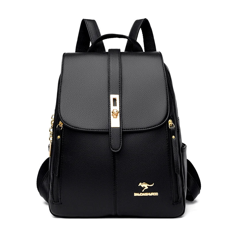 Liora | Sleek Vegan Leather Backpack
