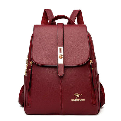 Liora | Sleek Vegan Leather Backpack
