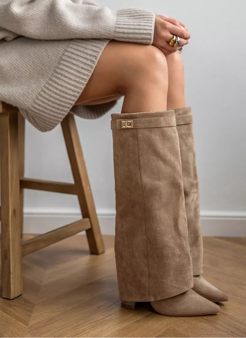 SERENA | Shark Leather Boots