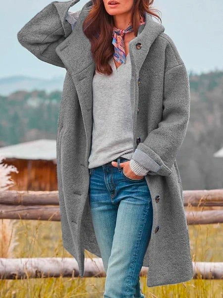 Rowan | Textured Button-Up Outdoor Jacket