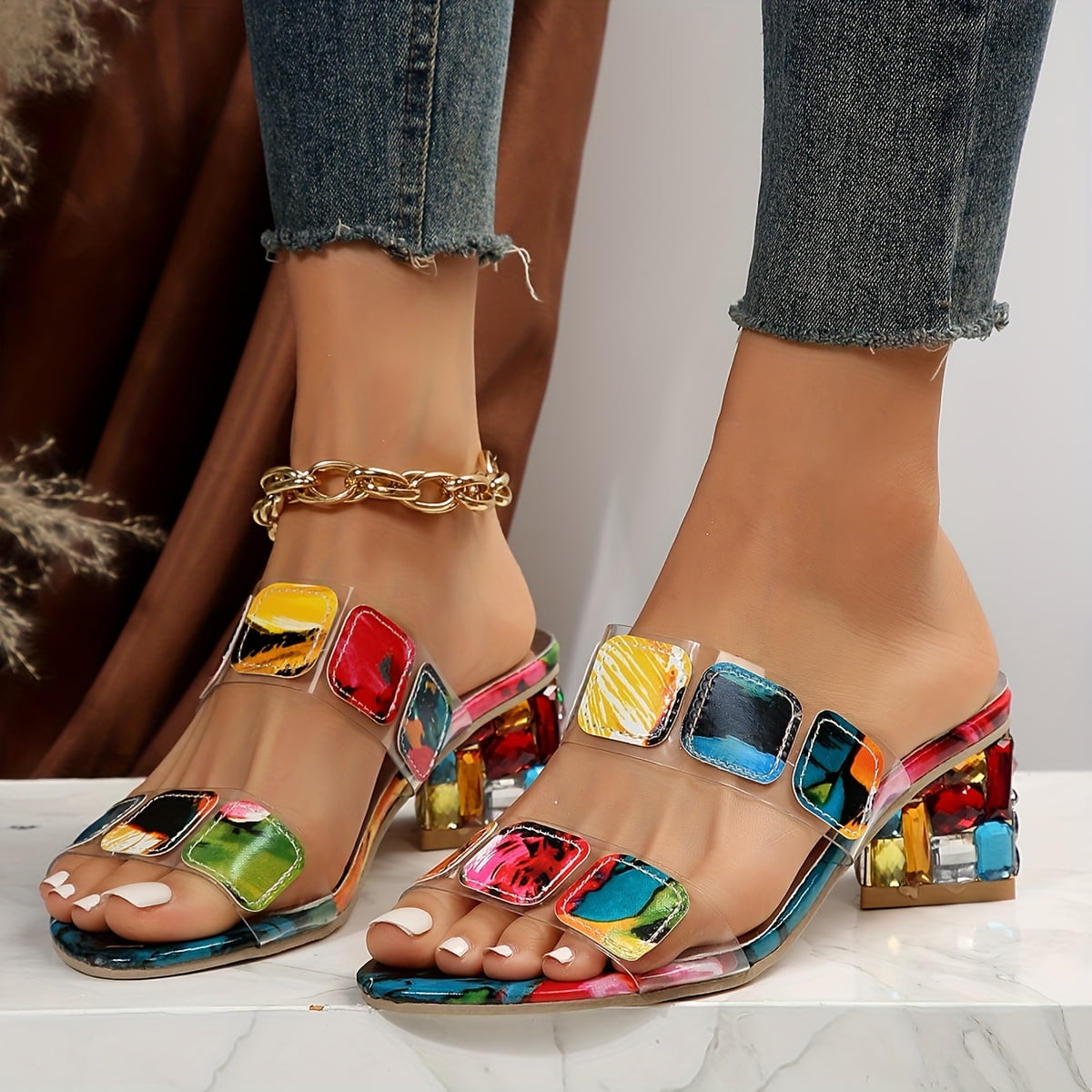 Wendy | Crystal Embellished Sandals