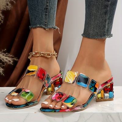 Wendy | Crystal Embellished Sandals