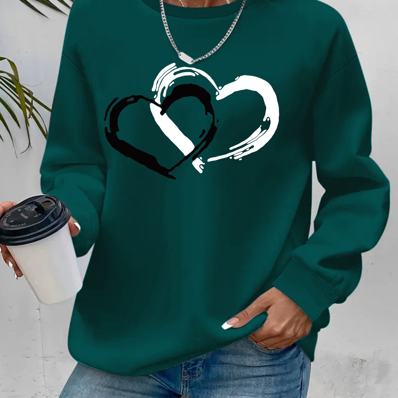 Juliette | Heart Detail Knit Sweater