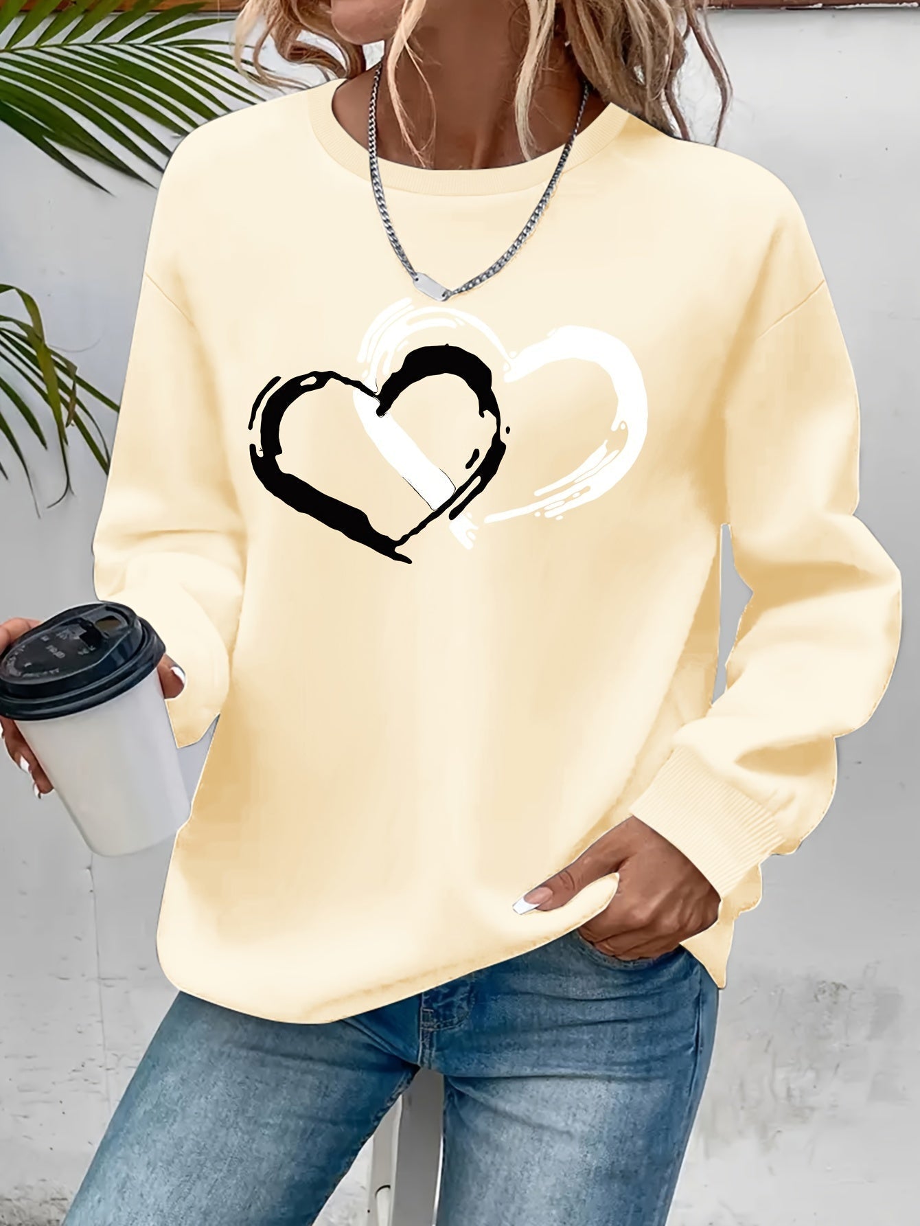 Juliette | Heart Detail Knit Sweater