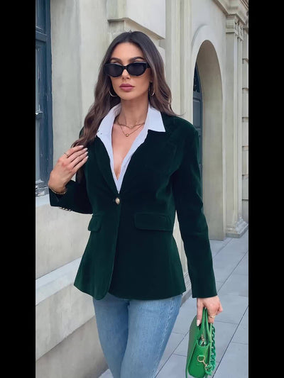 Harper | Timeless Velvet Blazer